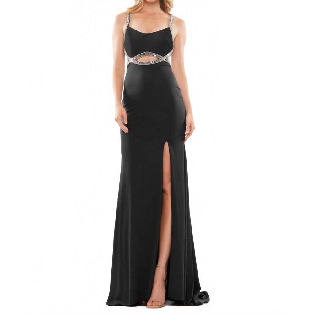 NEW COLORS DRESS women's prom dress in black